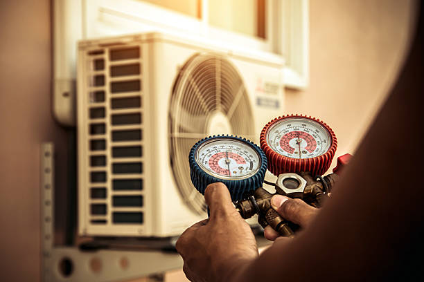 Professional Hvac Maintenance technician working in Bridgewater, MA